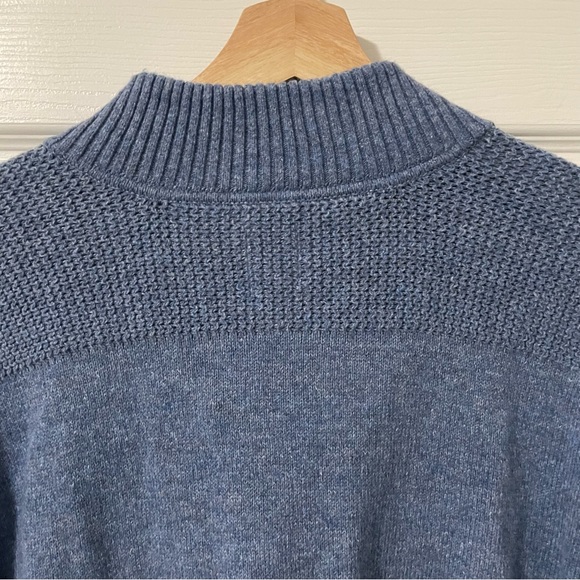 NWT GAP Factory Blue Button Up Sweater - size L - Picture 6 of 8